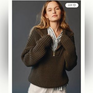 Varley Natalia Half-Zip Pullover Sweater